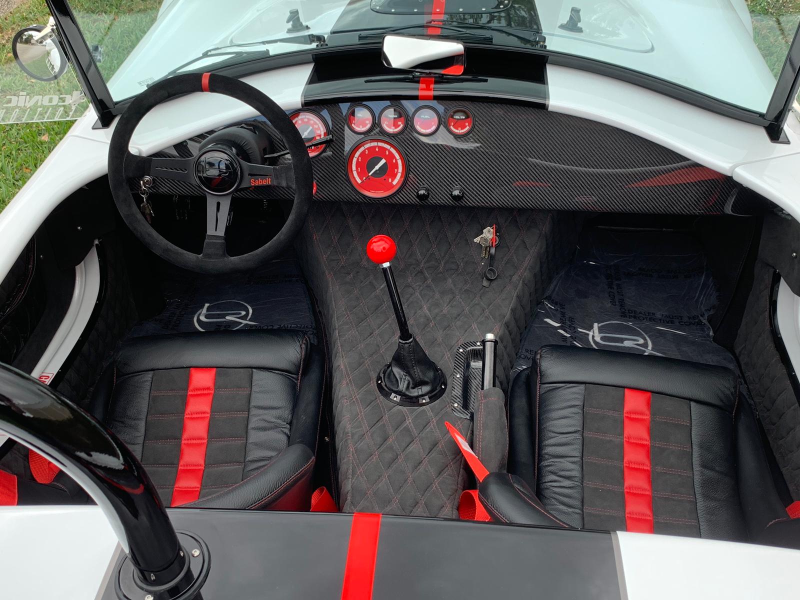 Backdraft interior - red and black leather